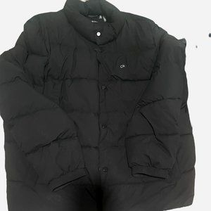Calvin Klein Puffer Jacket-Men, Winter Coat, Water Resistant